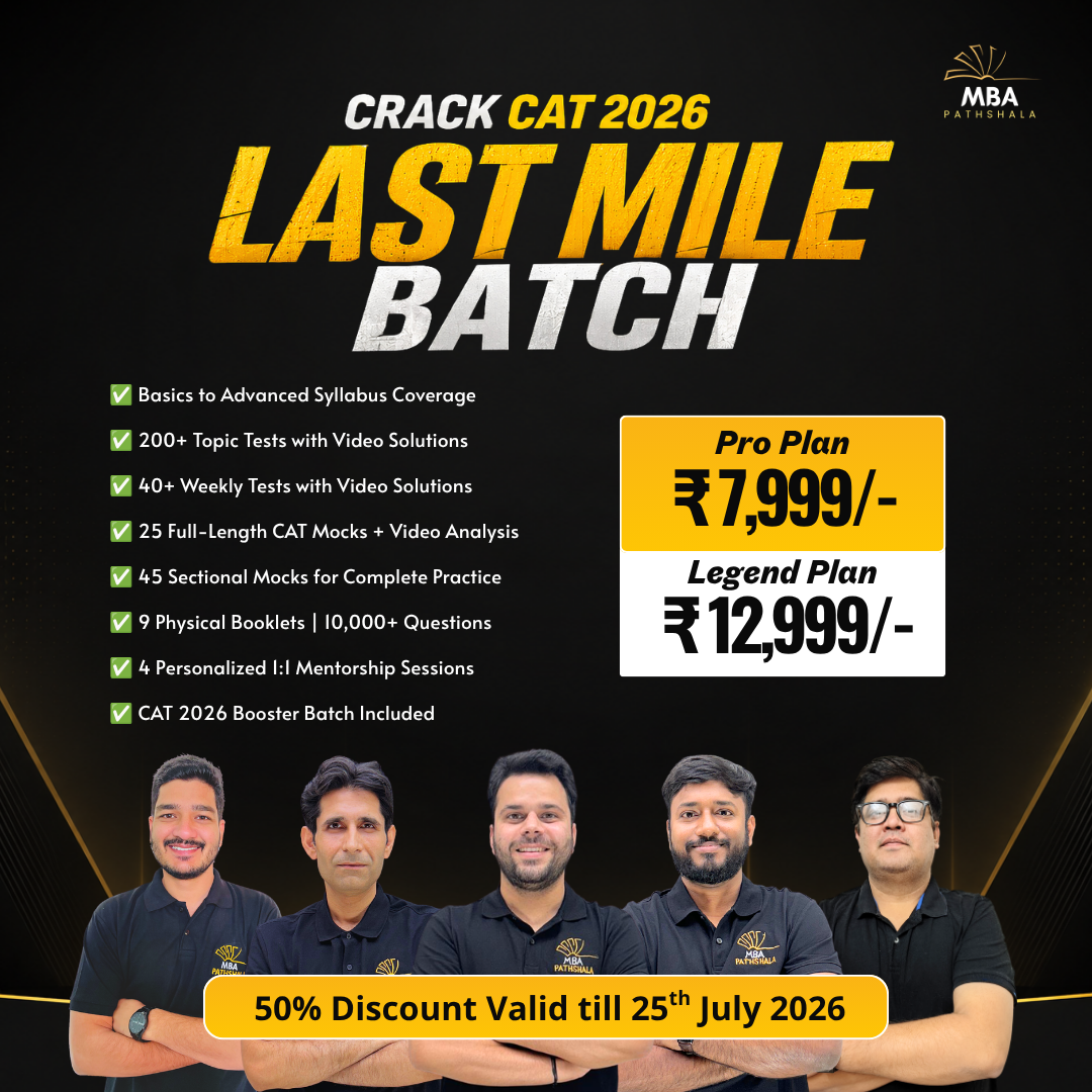 Fast-Paced Batch for CAT 2026 – Basic to Advance